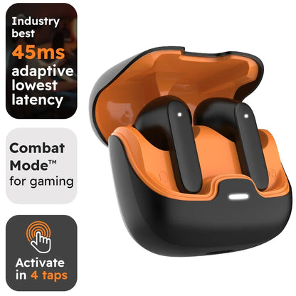 5.4 Bluetooth TWS Wireless Bluetooth Earphones Ultra-Low Latency Dual Microphone ENC Noise Cancelling in Ear Bluetooth Earphones