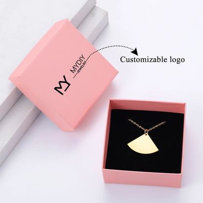 Patience Calligraphy Necklace Custom Arbic Name Pendant Stainless Steel Nameplate Arabic Muslim Jewlery Ramadan Gift for Female